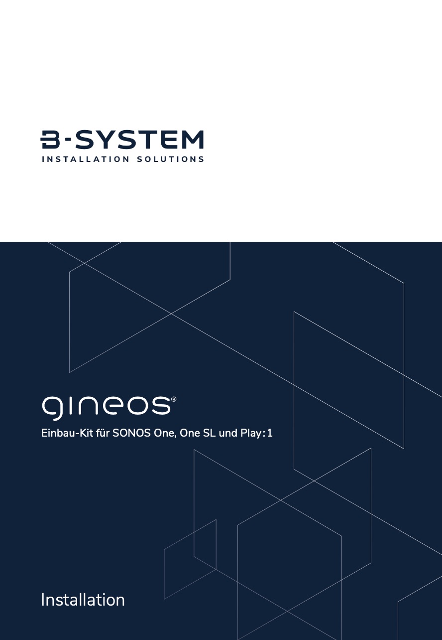 B-system Gineos installation2