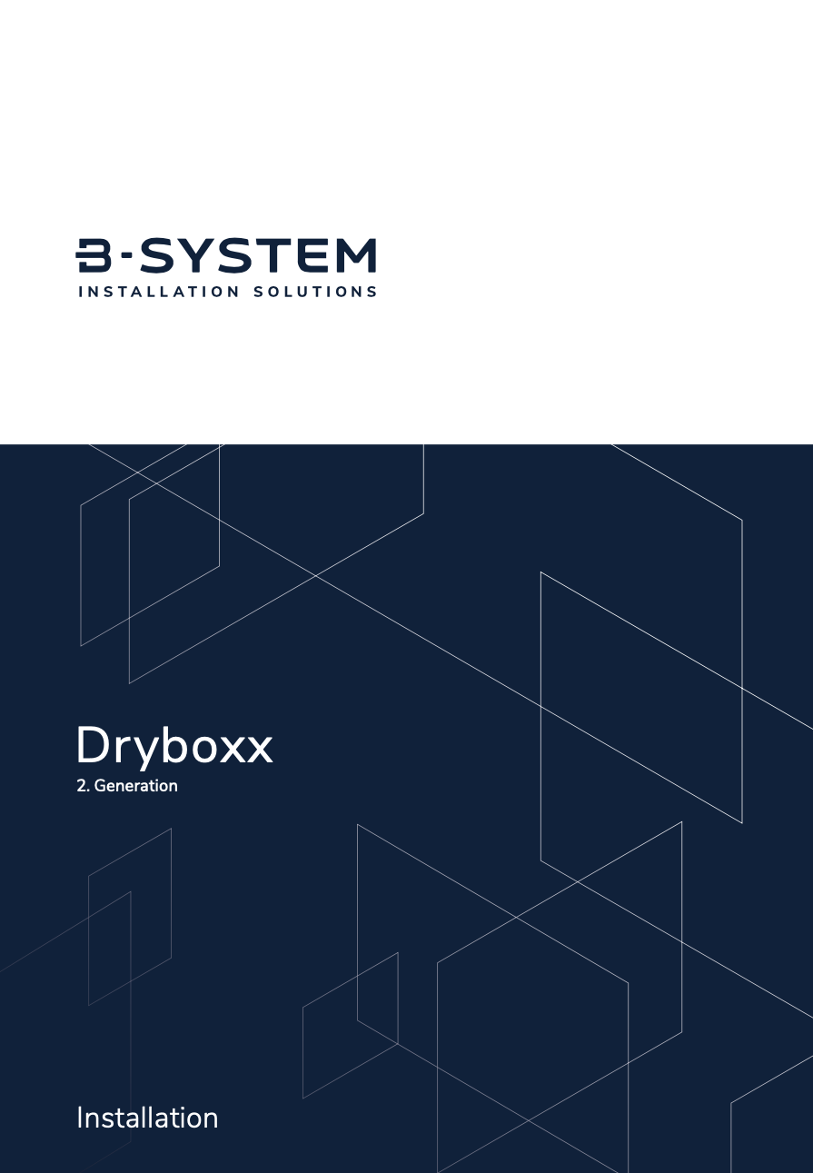 Installation Dryboxx