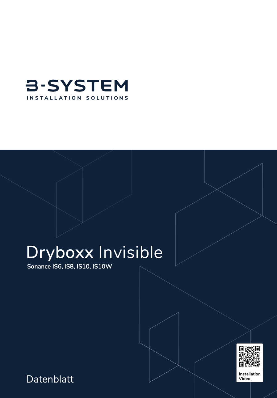 Dryboxx Invisible Datasheet