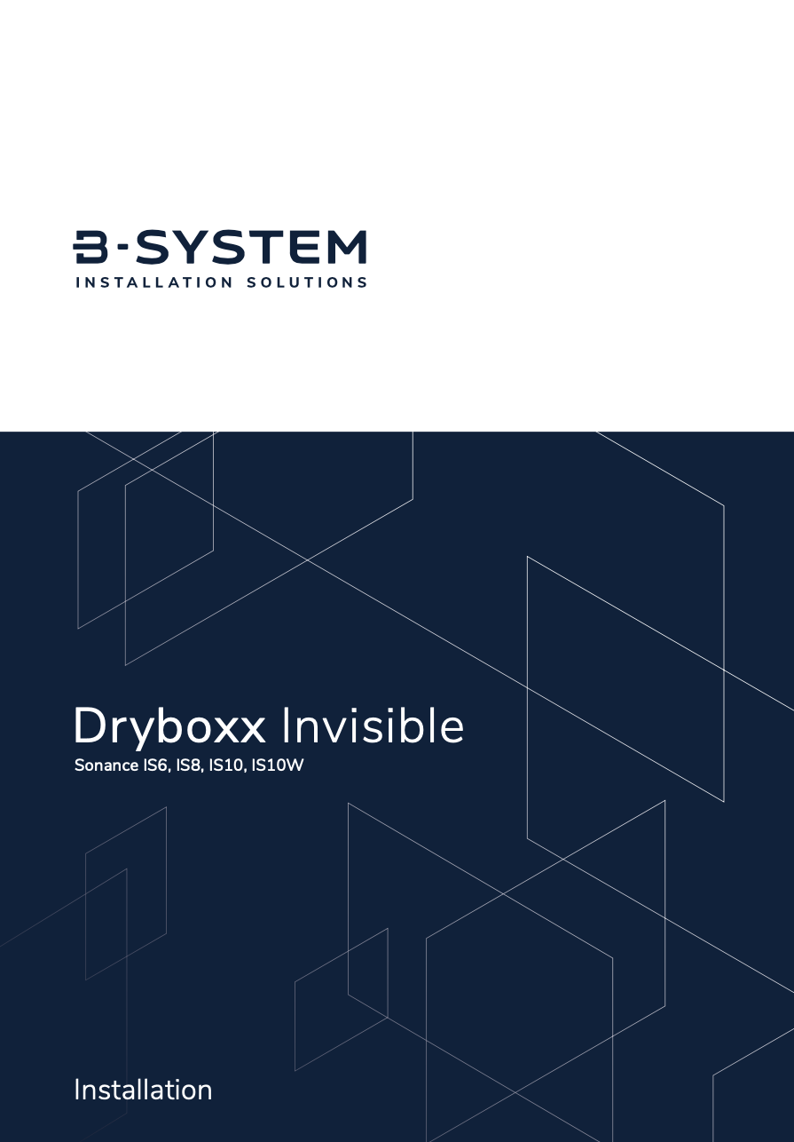 Dryboxx onzichtbare installatie